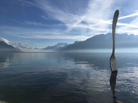 Vevey – Blick auf den Genfersee